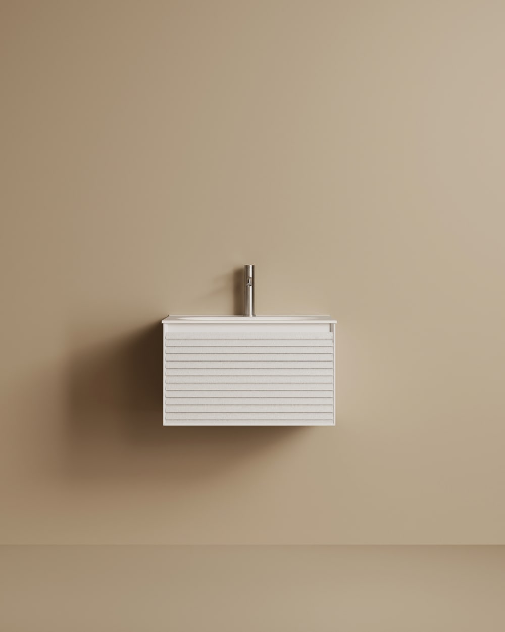 Badezimmermöbel aus Sperrholz in weißer Farbe von 79cm 79x35x49cm Spanplatte Weiß Decowood Möbel Badezimmermöbel Waschtische