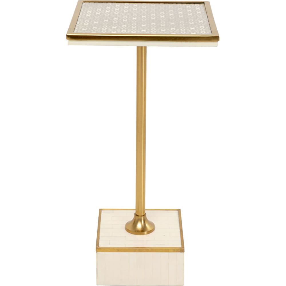 wohnli-moebel-suche-M26105564 Wohnli Möbelsuche - Beistelltisch mit Muster aus Holz und Stahl