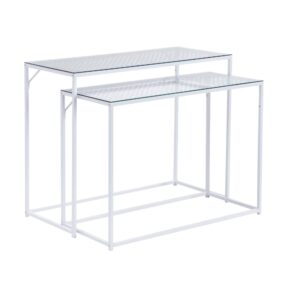 wohnli-moebel-suche-M26105614 Wohnli Möbelsuche - 2er Set Konsolentische aus Glas Metall