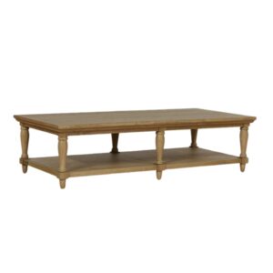 wohnli-moebel-suche-M26106400 Wohnli Möbelsuche - Langer Couchtisch im Shabby-Chic-Stil aus Eiche Braun