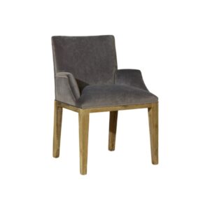 wohnli-moebel-suche-M26106579 Wohnli Möbelsuche - Moderner Tischstuhl aus Akazienholz und Samt Gris
