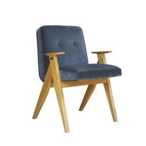 wohnli-moebel-suche-M26106587 Wohnli Möbelsuche - Sessel aus Eiche und Samt Peacock Blue