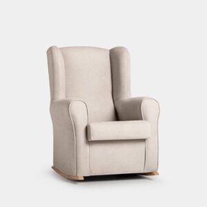 wohnli-moebel-suche-M26106696-1 Lesesessel in Taupe-Beige Lily 76x98x83cm Stoff Beige Klast Home Sofas und Sessel Sessel, Poufs und Fußbänke Sessel