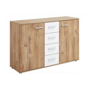 wohnli-moebel-suche-M26106823 Wohnli Möbelsuche - Kommode Katrin aus Holz 130x41x83cm Plankeneiche