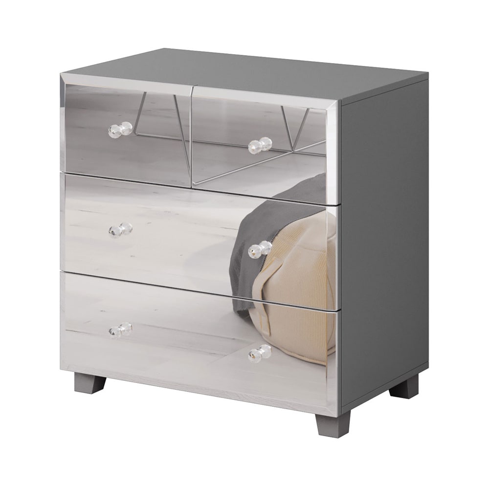 wohnli-moebel-suche-M26106827 Wohnli Möbelsuche - Kommode Bellagio mit Schubladen 72x45x75cm weiß / Spiegel