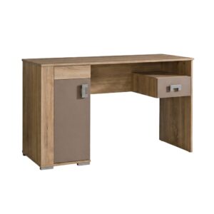 wohnli-moebel-suche-M26106830 Wohnli Möbelsuche - Schreibtisch Bravo aus Holz 130x51x78cm Eiche Sonoma / Trüffel