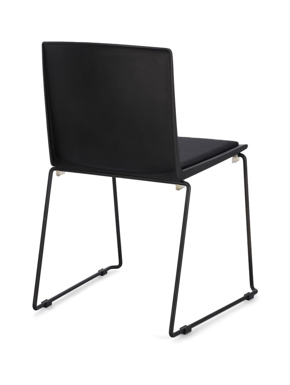 Set 4 Stühle Stahl Schwarz Total 50x79x44cm Stahl Schwarz Bizzotto Möbel Esszimmermöbel Stühle