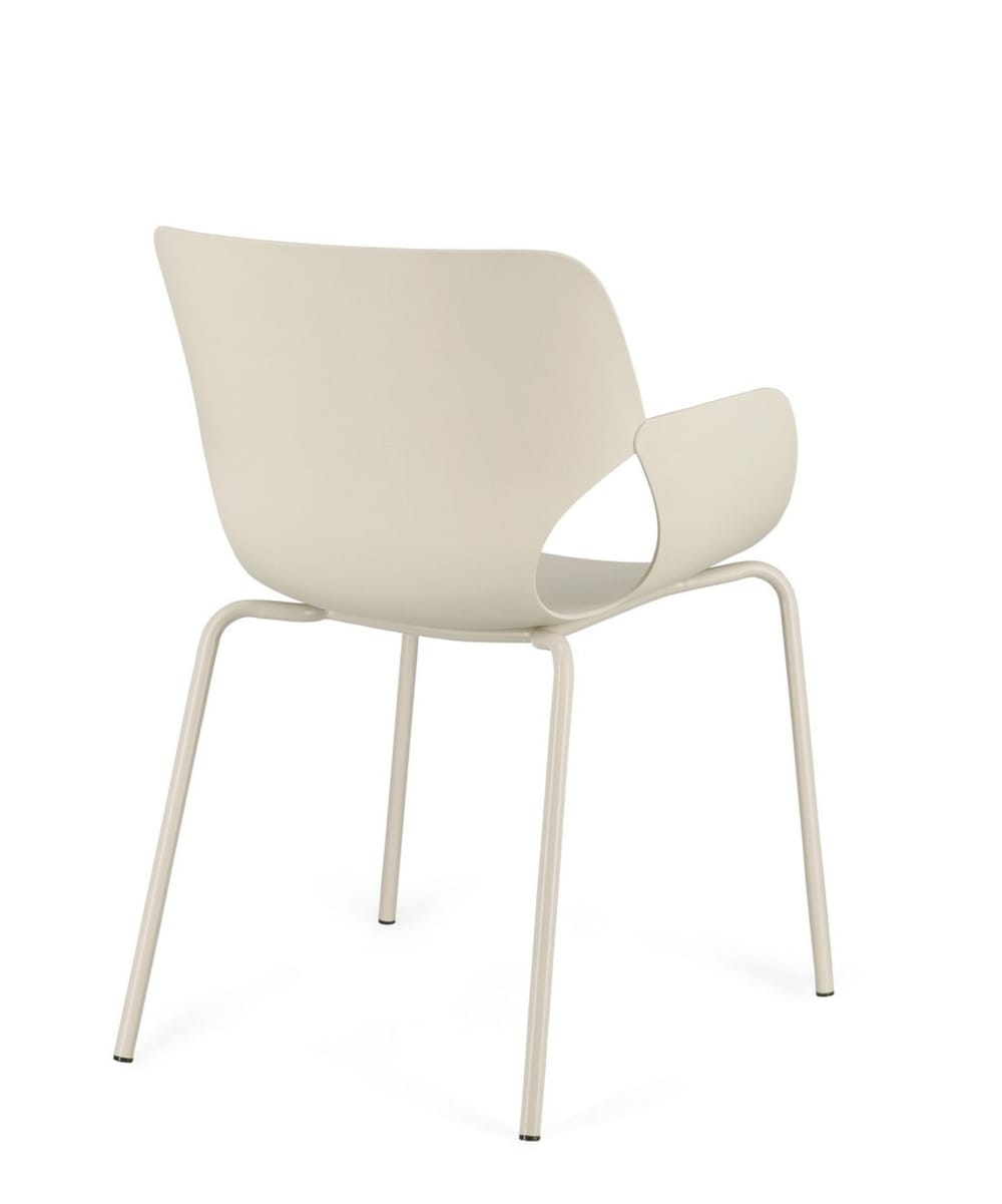 wohnli-moebel-suche-M26107143-1 Set 2 Stühle Stahl Beige 57x82x59cm Stahl Beige Bizzotto Möbel Esszimmermöbel Stühle