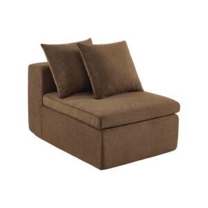 wohnli-moebel-suche-M26108246 Wohnli Möbelsuche - Modularer Sessel mit Chenille-Bezug 1-Sitzer braun