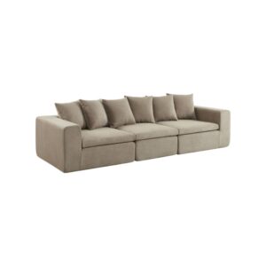 wohnli-moebel-suche-M26108437 Wohnli Möbelsuche - Modulares 4-Sitzer Sofa mit Chenille-Bezug dunkelbeige