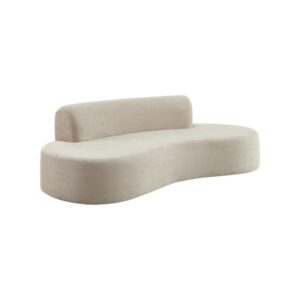 wohnli-moebel-suche-M26108504 Wohnli Möbelsuche - Organisches 3-Sitzer Sofa mit Chenille-Bezug beige