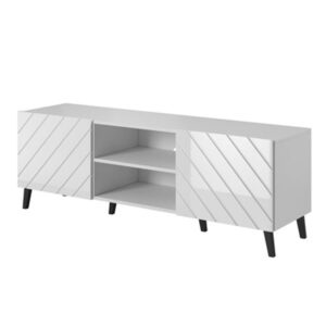 wohnli-moebel-suche-M26109888 Wohnli Möbelsuche - Glänzend weißes Designer-TV-Möbel 150 cm