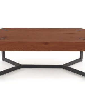 Wohnli Möbelsuche - Couchtisch mit walnussfarbener Platte 110 x 60 cm