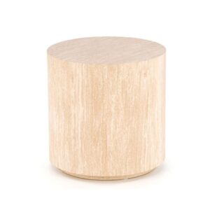wohnli-moebel-suche-M26110408 Wohnli Möbelsuche - Kleiner runder Couchtisch in Travertinfarbe