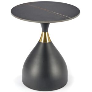 Wohnli Möbelsuche - Designer-Couchtisch aus Keramik mit Platte in schwarzer Marmoroptik