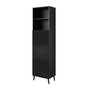 wohnli-moebel-suche-M26110449 Wohnli Möbelsuche - Schwarzer Designer-Wohnzimmerschrank 60 cm