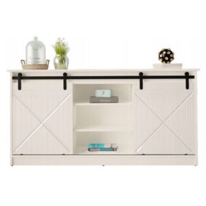 Wohnli Möbelsuche - Weißes Designer-Sideboard mit Schiebetüren