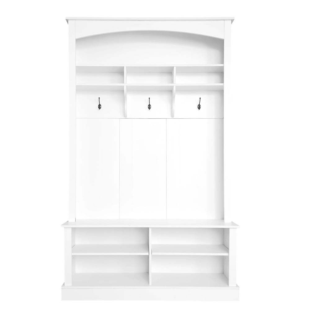 wohnli-moebel-suche-M26115578 Wohnli Möbelsuche - 3-in-1 Flurgarderobe mit Kleiderständer und Regal