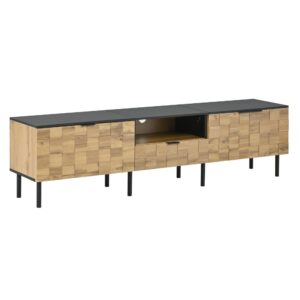 Wohnli Möbelsuche - TV-Board 170cm im Schachbrettdesign mit 2 Türen