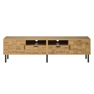Wohnli Möbelsuche - TV-Board 160cm im Schachbrettdesign mit 2 Türen