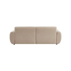 wohnli-moebel-suche-M26115756-1 3-Sitzer Sofa mit beigem Stoffbezug 230x80x99cm Stoff Beige sweeek Sofas und Sessel Sofas 2-Sitzer-Sofas & 3-Sitzer-Sofas