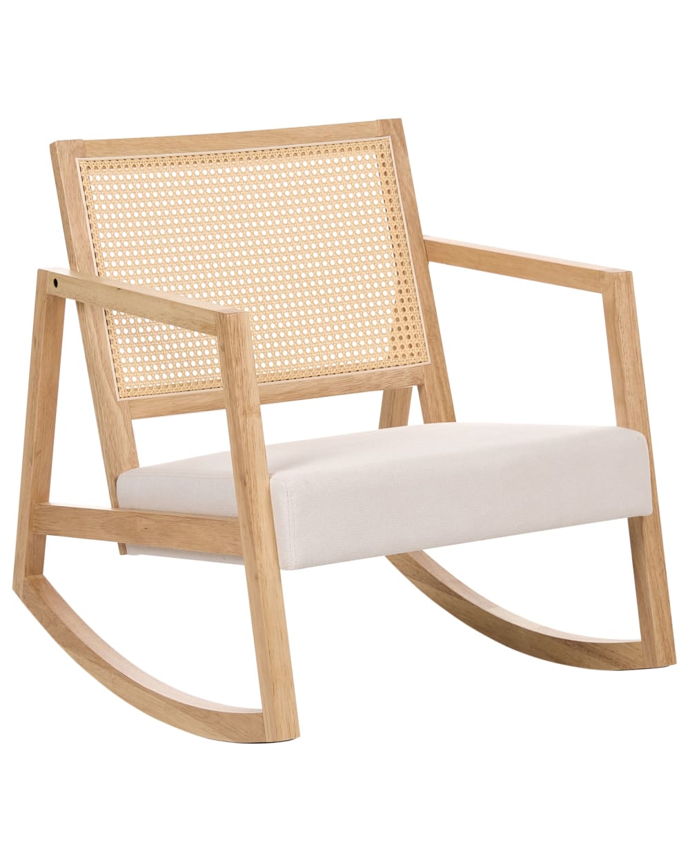 Wohnli Möbelsuche - Schaukelsessel aus Gummibaumholz 75cm