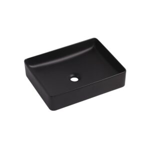 wohnli-moebel-suche-M26115820-1 rechteckiges Aufsatzwaschbecken aus weißer Keramik 47x36cm 47x11x36cm Keramik Schwarz Mob In Möbel Badezimmermöbel Waschbecken