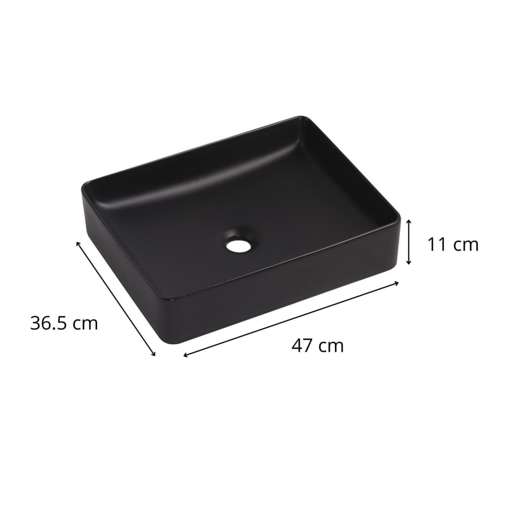 wohnli-moebel-suche-M26115820 Wohnli Möbelsuche - rechteckiges Aufsatzwaschbecken aus weißer Keramik 47x36cm