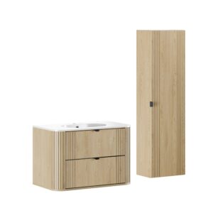 wohnli-moebel-suche-M26115882 Wohnli Möbelsuche - Waschtisch und Hängesäule 2 Schubladen