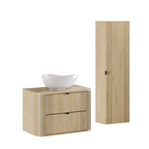 wohnli-moebel-suche-M26115884 Wohnli Möbelsuche - Waschtisch und Hängesäule 2 Schubladen