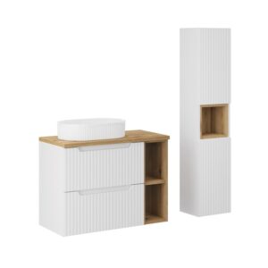 wohnli-moebel-suche-M26115889 Wohnli Möbelsuche - Waschtisch und Hängesäule 2 Schubladen
