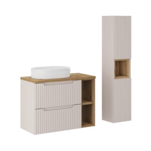 wohnli-moebel-suche-M26115907 Wohnli Möbelsuche - Waschtisch und Hängesäule 2 Schubladen