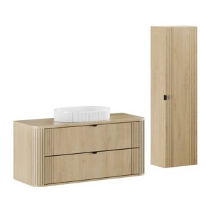 wohnli-moebel-suche-M26115915 Wohnli Möbelsuche - Waschtisch und Hängesäule 2 Schubladen