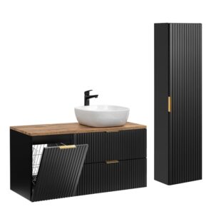 wohnli-moebel-suche-M26115935 Wohnli Möbelsuche - Waschtisch und Hängesäule 2 Schubladen