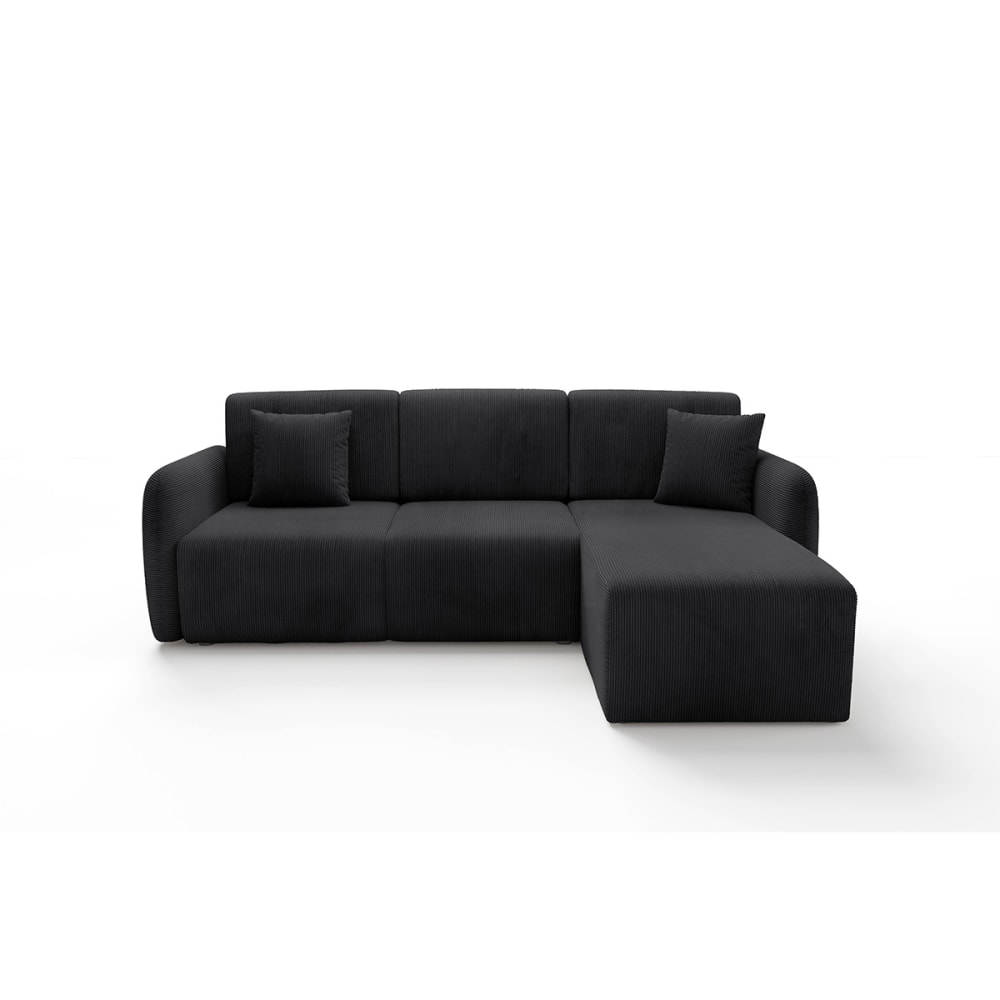 wohnli-moebel-suche-M26116122 Wohnli Möbelsuche - 3-Sitzer-Wende-Ecksofa mit Truhe Kiefernholz Schwarz