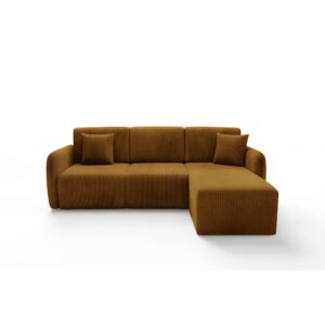 wohnli-moebel-suche-M26116176 Wohnli Möbelsuche - 3-Sitzer-Wende-Ecksofa mit Bettkasten Kiefernholz Braun