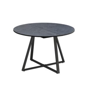 wohnli-moebel-suche-M26116458 Wohnli Möbelsuche - Esstisch ausziehbar Anthrazit/Schwarz 120x75.8cm