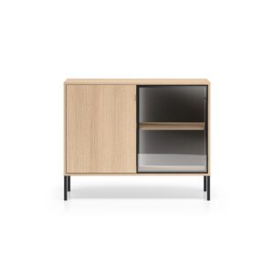 Holzoptik und Schwarz