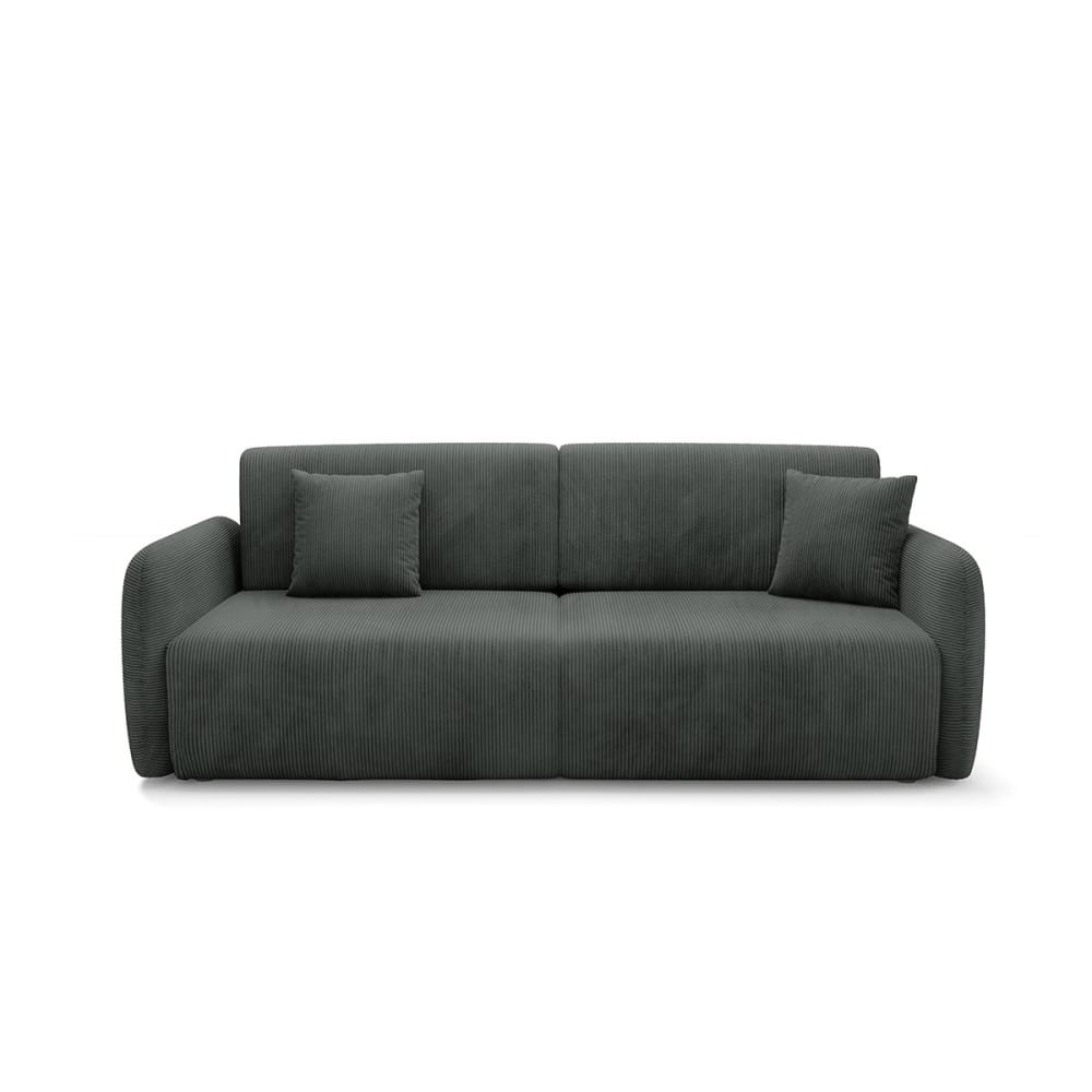 wohnli-moebel-suche-M26117644 Wohnli Möbelsuche - 3-Sitzer-Sofa mit Bettkasten Kiefernholz Dunkelgrau