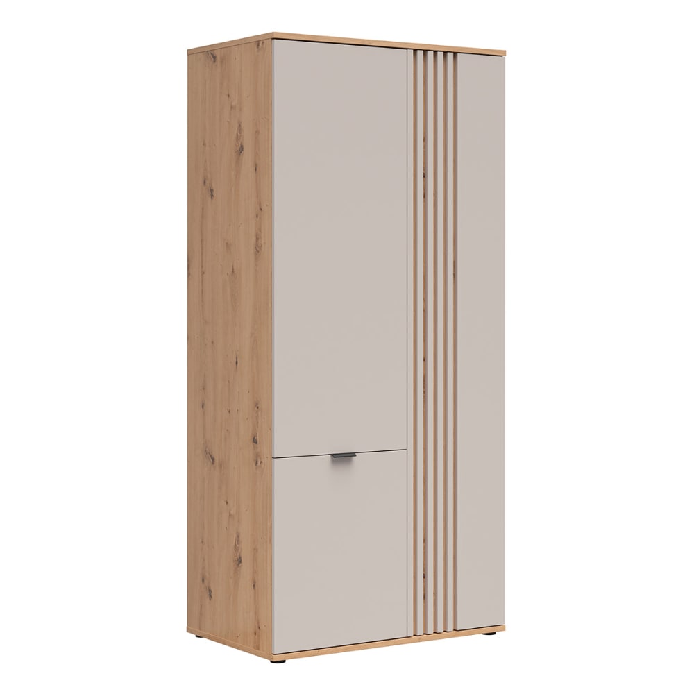 wohnli-moebel-suche-M26117797 Wohnli Möbelsuche - 3-türiger Kleiderschrank Spanplatten Kaschmir und Holz