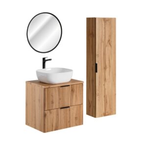 wohnli-moebel-suche-M26117867 Wohnli Möbelsuche - Set aus Einzelwaschtisch 60cm Melamin Holz