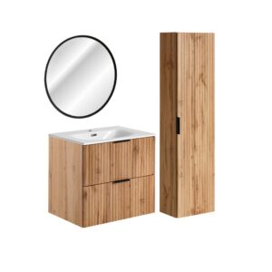 wohnli-moebel-suche-M26117884 Wohnli Möbelsuche - Set aus Einzelwaschtisch Melamin Holz