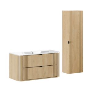 wohnli-moebel-suche-M26117925 Wohnli Möbelsuche - Set aus Einzelmöbel Melamin Helle Eiche