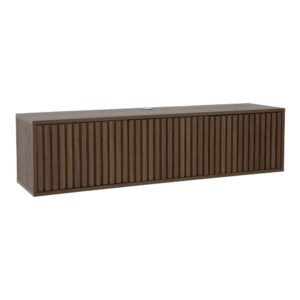 wohnli-moebel-suche-M26119165 Wohnli Möbelsuche - Wandmontiertes TV-Möbel 120 cm breit skandinavischer Stil dunkles Holz