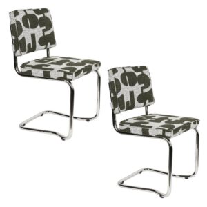 wohnli-moebel-suche-M26119365 Wohnli Möbelsuche - Retro-Stühle mit bedrucktem Stoff im 2er Set