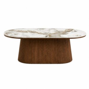 wohnli-moebel-suche-M26119449 Wohnli Möbelsuche - Ovaler Couchtisch mit Keramikplatte in Marmoroptik L140