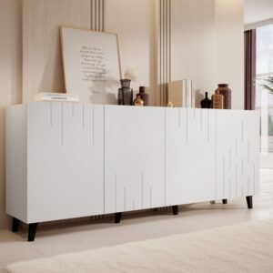 wohnli-moebel-suche-M26119603-1 mattweißes niedriges Sideboard 200 cm