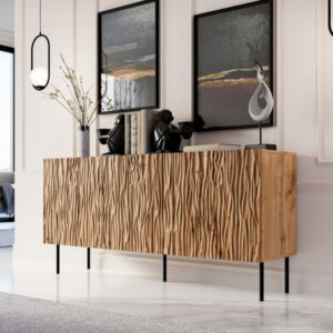 wohnli-moebel-suche-M26119605-1 Niedriges Sideboard Wotan Eiche Dekor 152cm 152x74x152cm Holz Braun MSO Möbel Esszimmermöbel Sideboards, Highboards & niedrige Anrichten