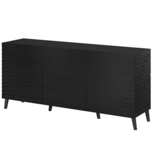 wohnli-moebel-suche-M26119642 Wohnli Möbelsuche - Mattschwarzes Designer-Sideboard 155 cm