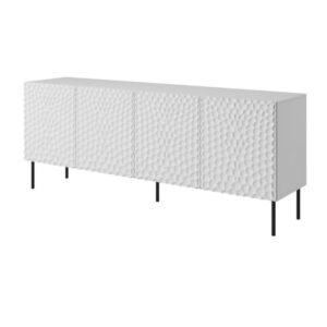 Wohnli Möbelsuche - Niedriges Sideboard im mattweißen Design